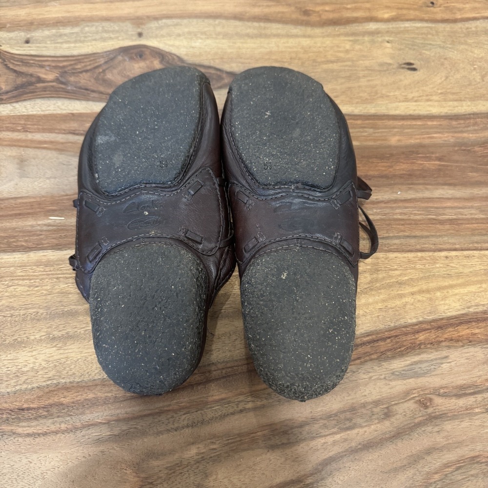 VTG!‎ Clarks Active Air Brown Leather Mules Clog Shoe Women 8M Wide Slip On - Picture 8 of 13